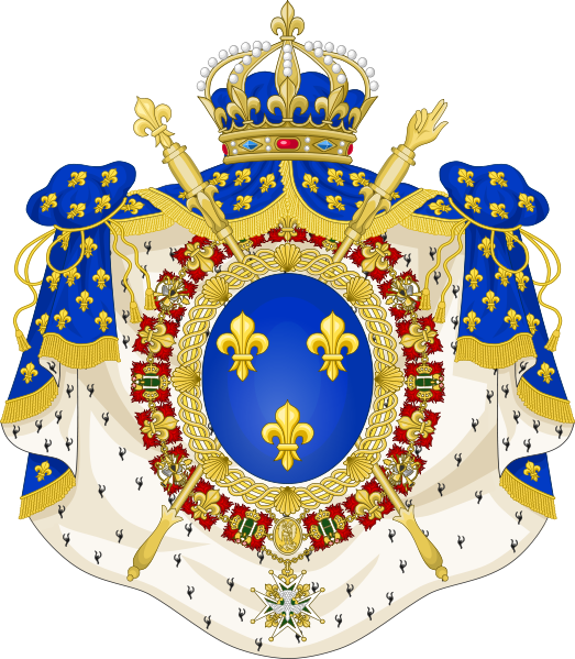 Fichier:523px-Coat of Arms of the Bourbon Restoration (1815-30).svg.png