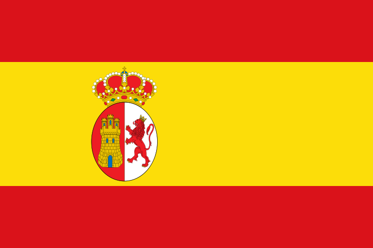 Fichier:Drapeau du Royaume d'Espagne en 1785.png