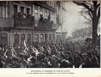 Proclamation de la monarchie à Porto