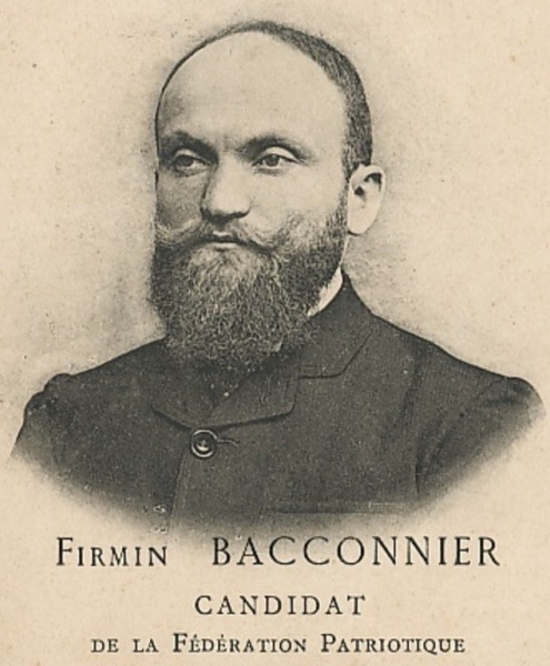 Fichier:Firmin Bacconnier, candidat de la Fédération Patriotique.jpg